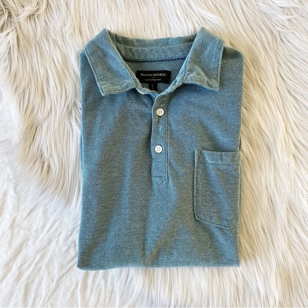 Banana Republic Green Polo